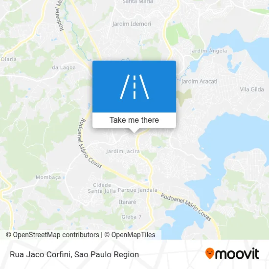 Rua Jaco Corfini map