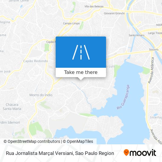 Mapa Rua Jornalista Marçal Versiani