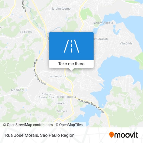Rua José Morais map