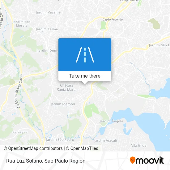 Rua Luz Solano map