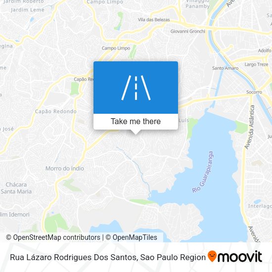 Rua Lázaro Rodrigues Dos Santos map