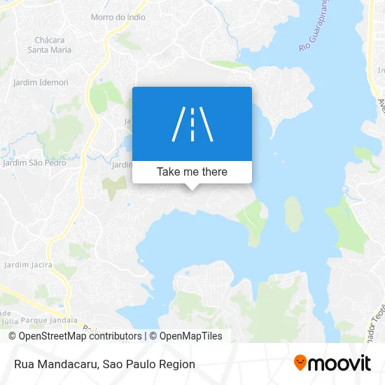 Rua Mandacaru map