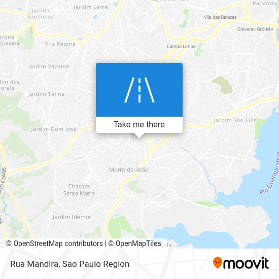 Rua Mandira map