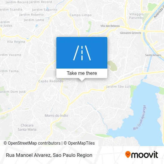 Rua Manoel Alvarez map