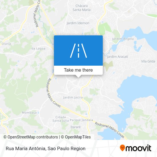 Rua Maria Antônia map