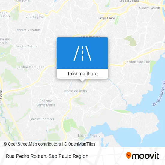 Rua Pedro Roldan map