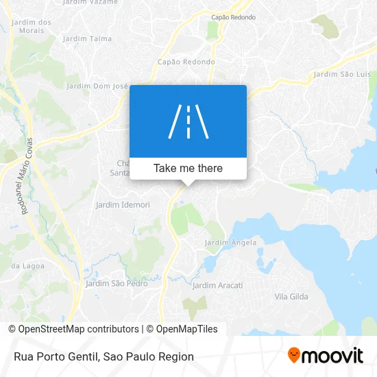 Rua Porto Gentil map