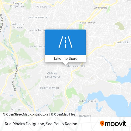 Rua Ribeira Do Iguape map