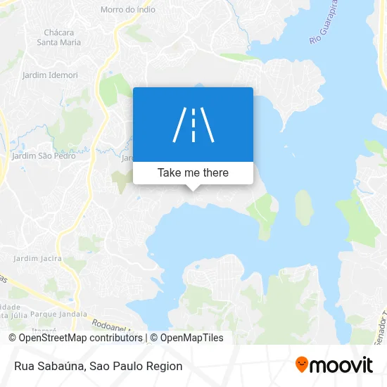 Rua Sabaúna map