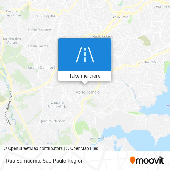 Rua Samauma map