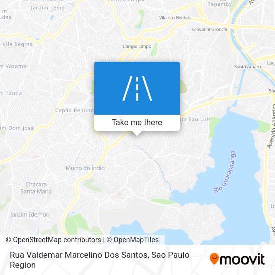 Rua Valdemar Marcelino Dos Santos map