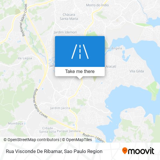 Mapa Rua Visconde De Ribamar