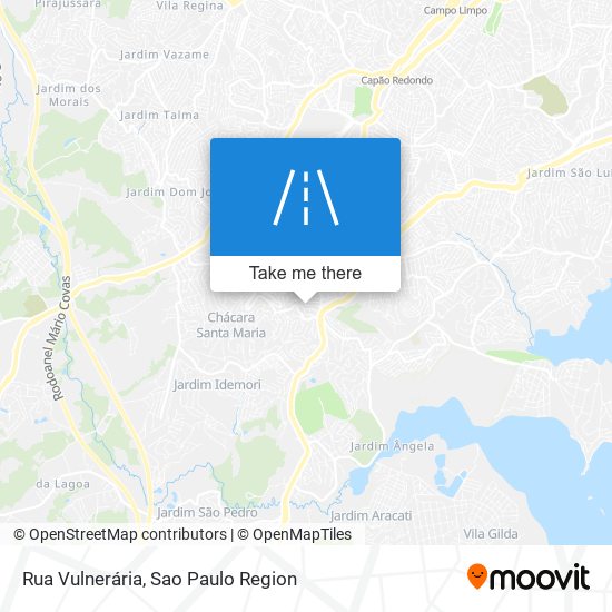 Mapa Rua Vulnerária