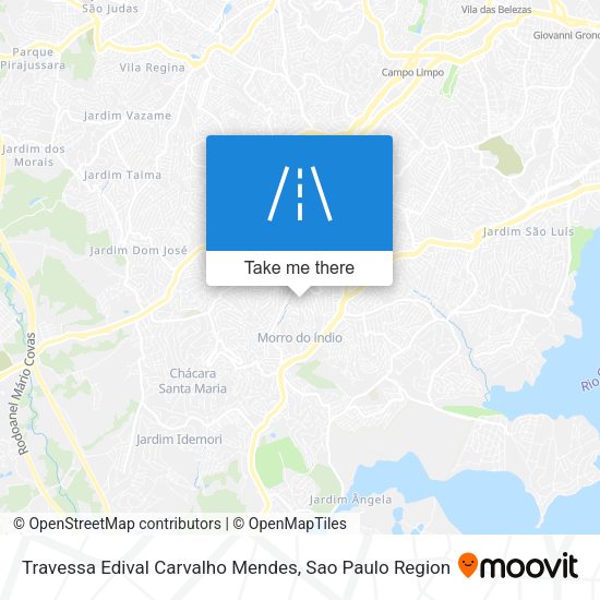 Travessa Edival Carvalho Mendes map