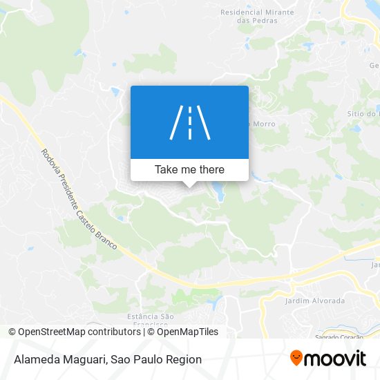 Alameda Maguari map