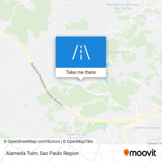 Alameda Tuim map