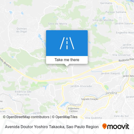 Avenida Doutor Yoshiro Takaoka map