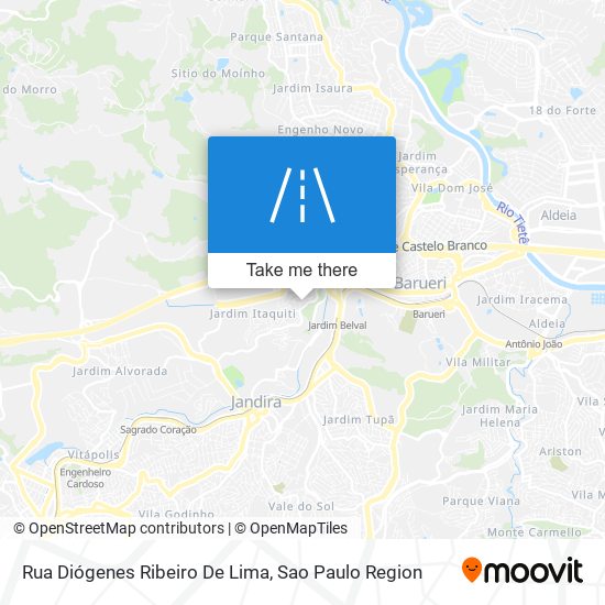 Rua Diógenes Ribeiro De Lima map