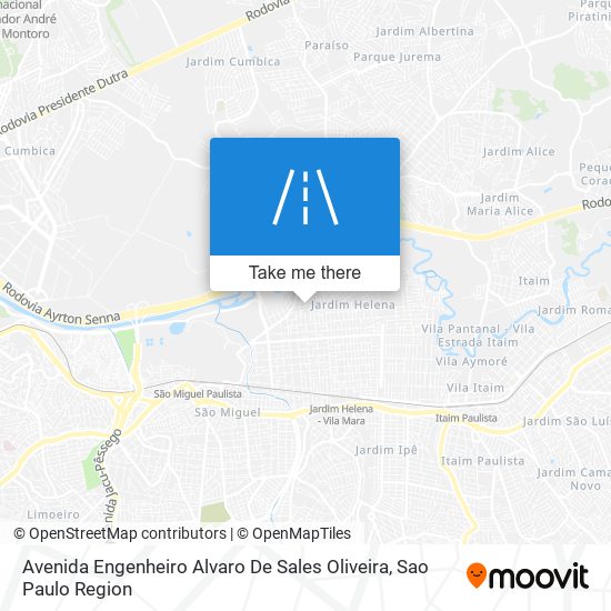 Avenida Engenheiro Alvaro De Sales Oliveira map