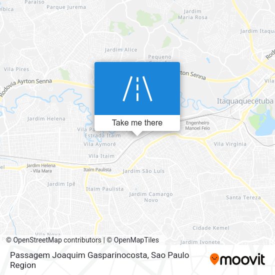 Passagem Joaquim Gasparinocosta map