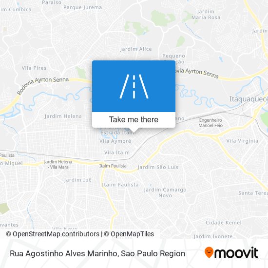 Rua Agostinho Alves Marinho map