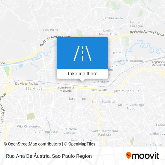 Rua Ana Da Áustria map