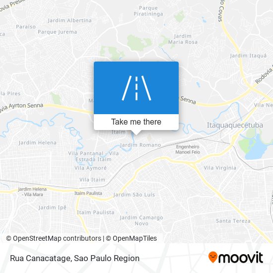 Mapa Rua Canacatage