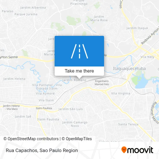 Rua Capachos map