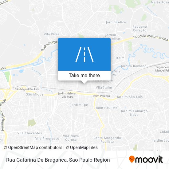 Rua Catarina De Braganca map