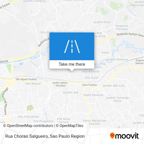 Rua Chorao Salgueiro map