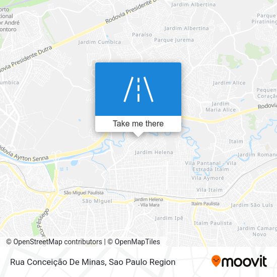 Rua Conceição De Minas map