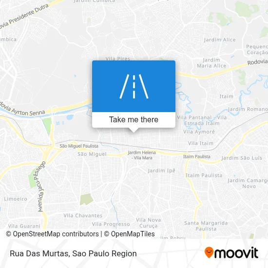 Rua Das Murtas map