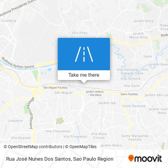 Mapa Rua José Nunes Dos Santos