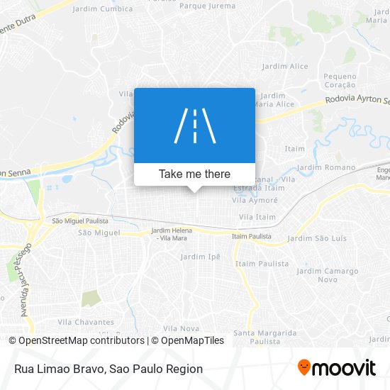 Rua Limao Bravo map