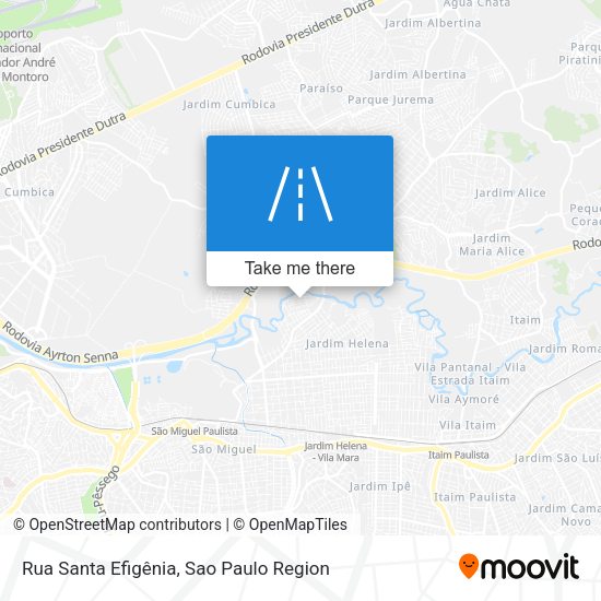 Rua Santa Efigênia map
