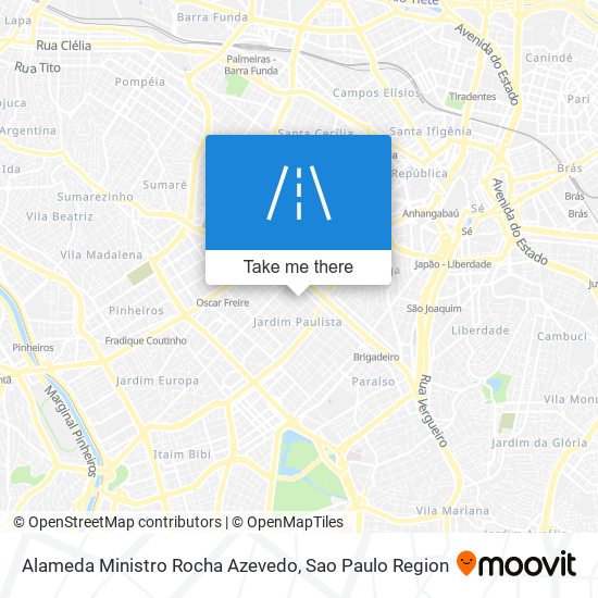 Alameda Ministro Rocha Azevedo map