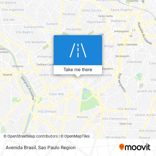 Avenida Brasil map