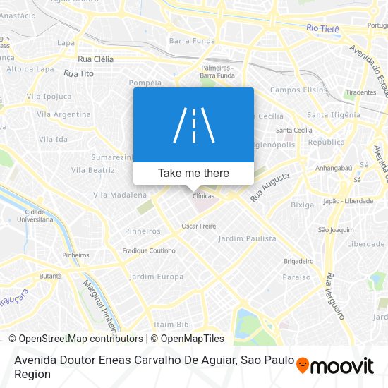 Avenida Doutor Eneas Carvalho De Aguiar map