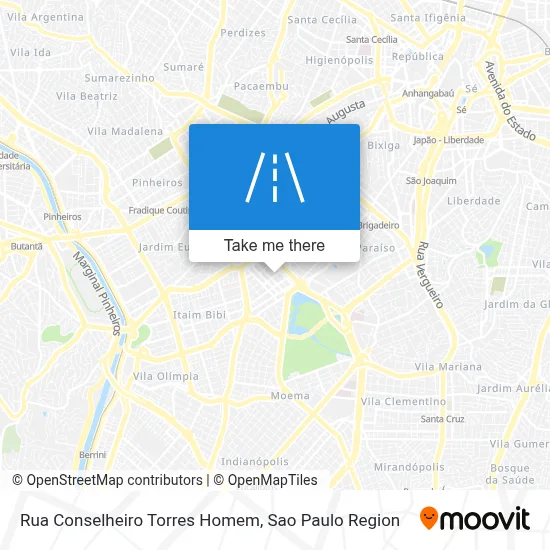 Rua Conselheiro Torres Homem map
