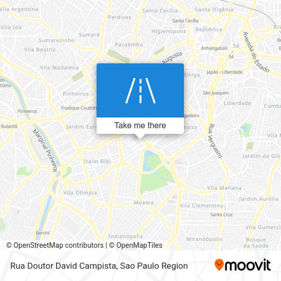 Rua Doutor David Campista map