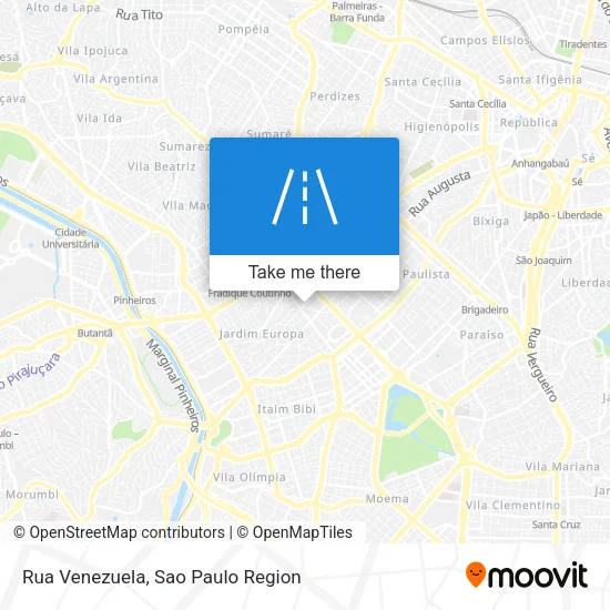 Rua Venezuela map