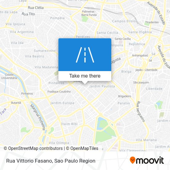 Rua Vittorio Fasano map