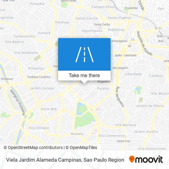 Viela Jardim Alameda Campinas map