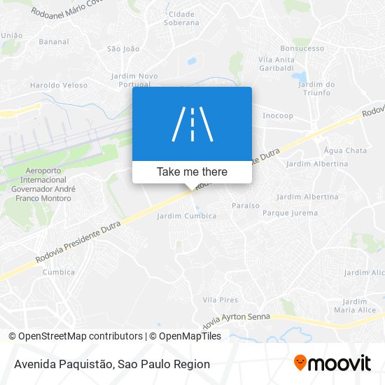 Avenida Paquistão map