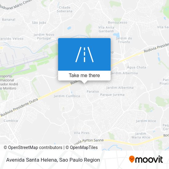 Avenida Santa Helena map