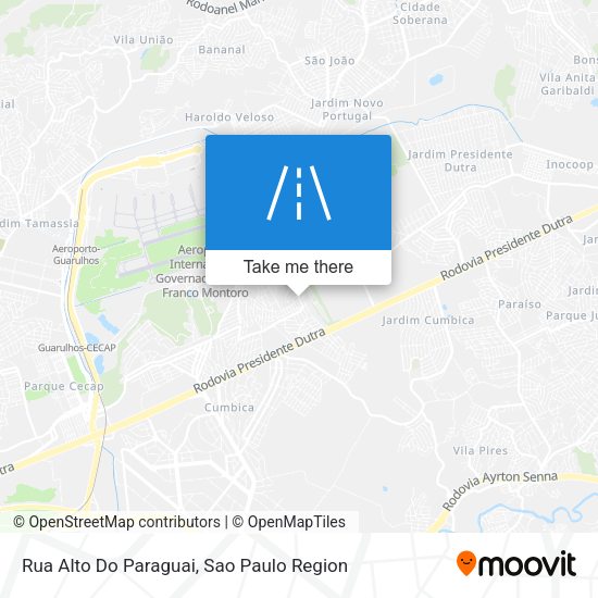 Rua Alto Do Paraguai map