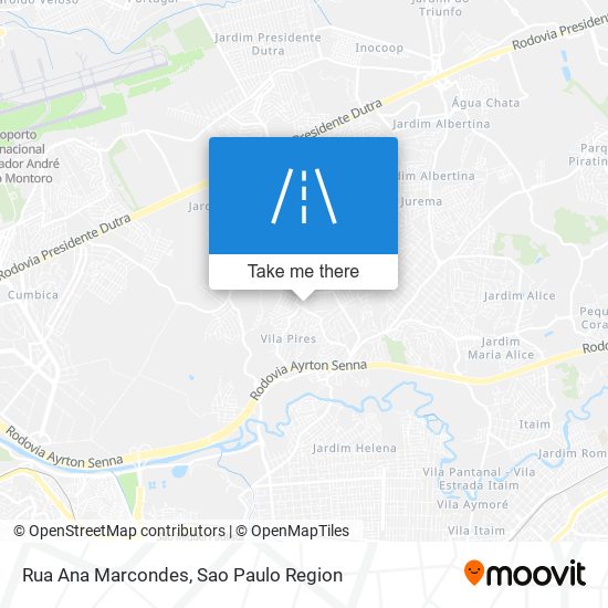 Mapa Rua Ana Marcondes