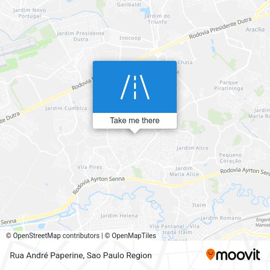 Rua André Paperine map