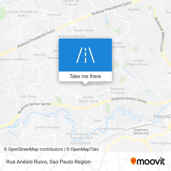Rua Anésio Ruivo map