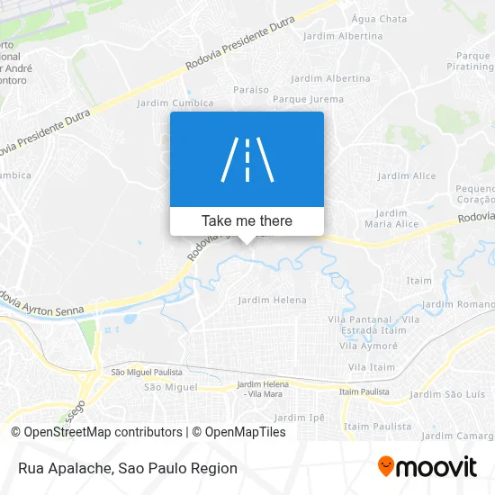 Rua Apalache map